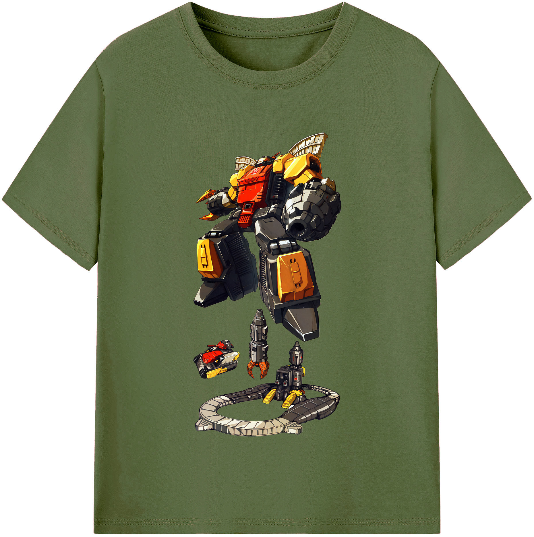 （画像用） Transformers トランスフォーマー 綿100％半袖Tシャツ（フロントプリント）
